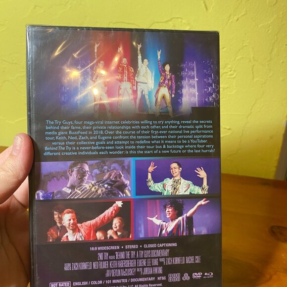 RAREST SEALED SIGNED The Try Guys Documentary (Signatures Under Plastic) - Picture 4 of 4
